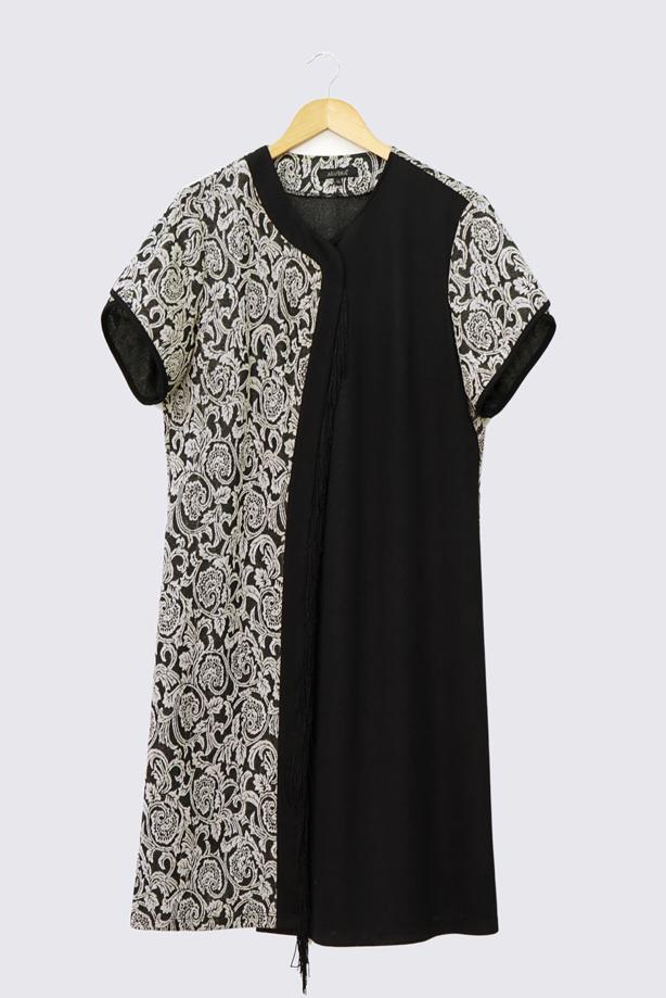 Vêtements hijab BEIGE VESTE À MOTIFS ALVINA TRICOT 2433 - TRENDTESETTÜR