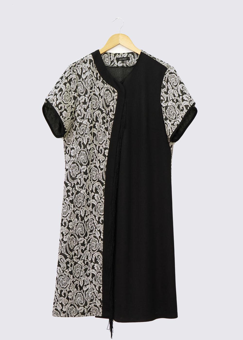 Vêtements hijab BEIGE VESTE À MOTIFS ALVINA TRICOT 2433