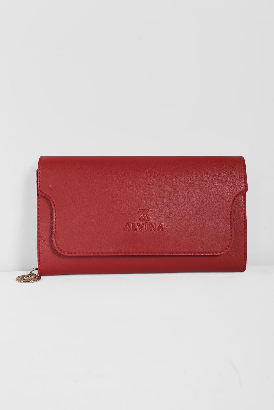 Hijab clothing RED ALVİNA PURSE 1022 