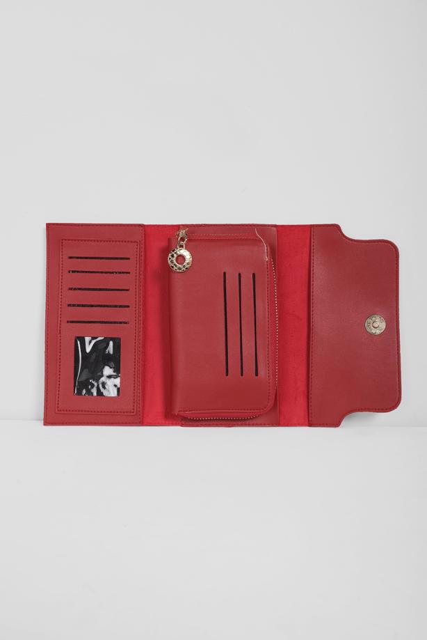Hijab clothing RED ALVİNA PURSE 1022  - TRENDTESETTÜR