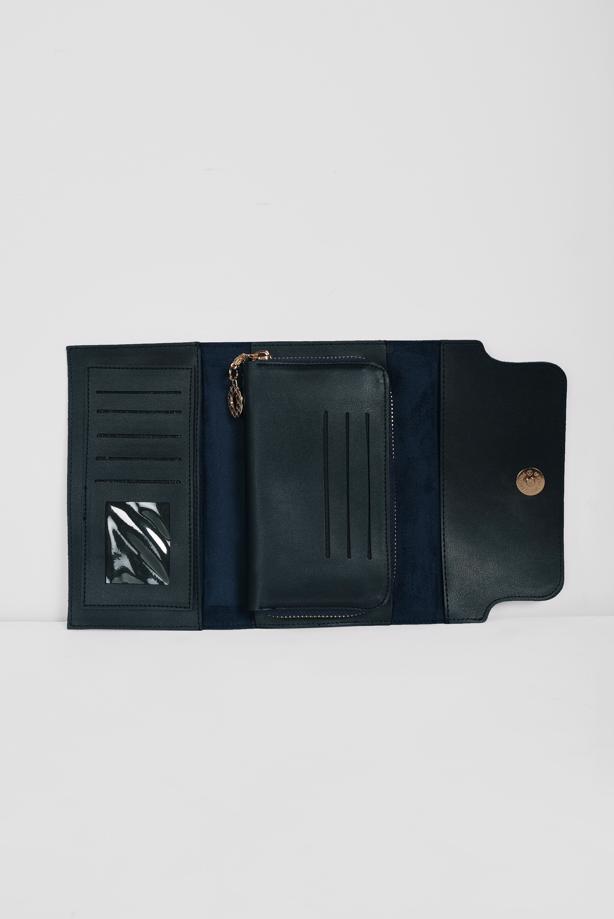 Hijab clothing NAVY BLUE ALVİNA PURSE 1022  - TRENDTESETTÜR