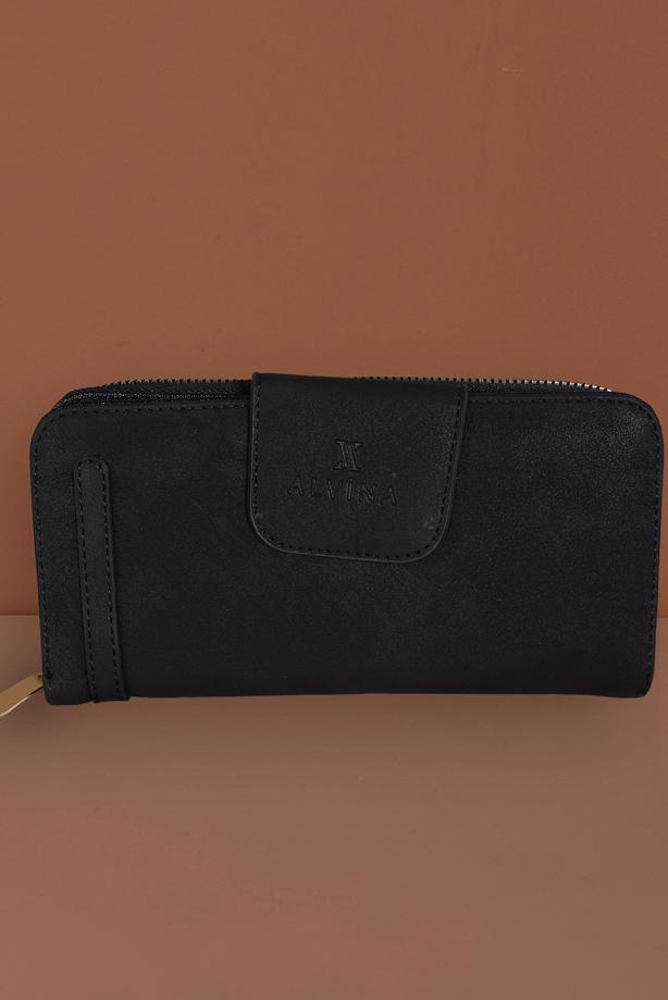 Vêtements hijab NOIR T 3613 ALVİNA CÜZDAN - TRENDTESETTÜR