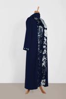Vêtements hijab BLEU MARINE ALVINA ROBE À SEQUINS T 3550