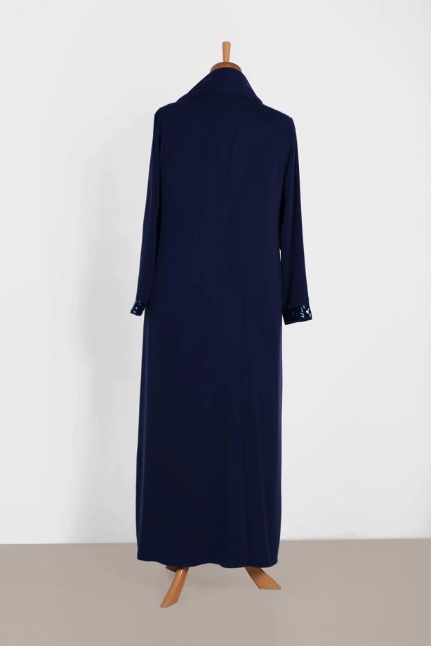 Vêtements hijab BLEU MARINE ALVINA ROBE À SEQUINS T 3550 - TRENDTESETTÜR