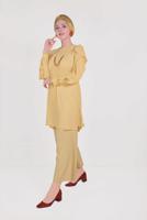 Vêtements hijab JAUNE TUNIQUE À MANCHES À VOLANTS ALVINA T 40565