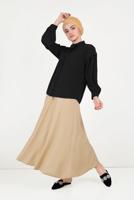 Hijab clothing BLACK TIE DETAIL BLOUSE 40318 