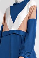 Tesettür giyim LACİVERT KAPÜŞONLU TAKIM 5336