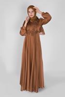 Hijab clothing TABA BEAD EMBROIDERED EVENING DRESS 43110 