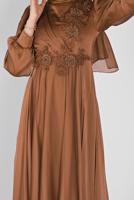 Hijab clothing TABA BEAD EMBROIDERED EVENING DRESS 43110 