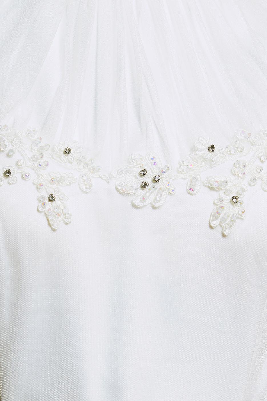 Tesettür giyim PUDRA ALVİNA KEMERLİ ABİYE ELBİSE T 50153