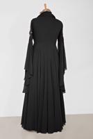 Vêtements hijab NOIR ROBE DE SOIRÉE EN MOUSSELINE ALVINA T 5517