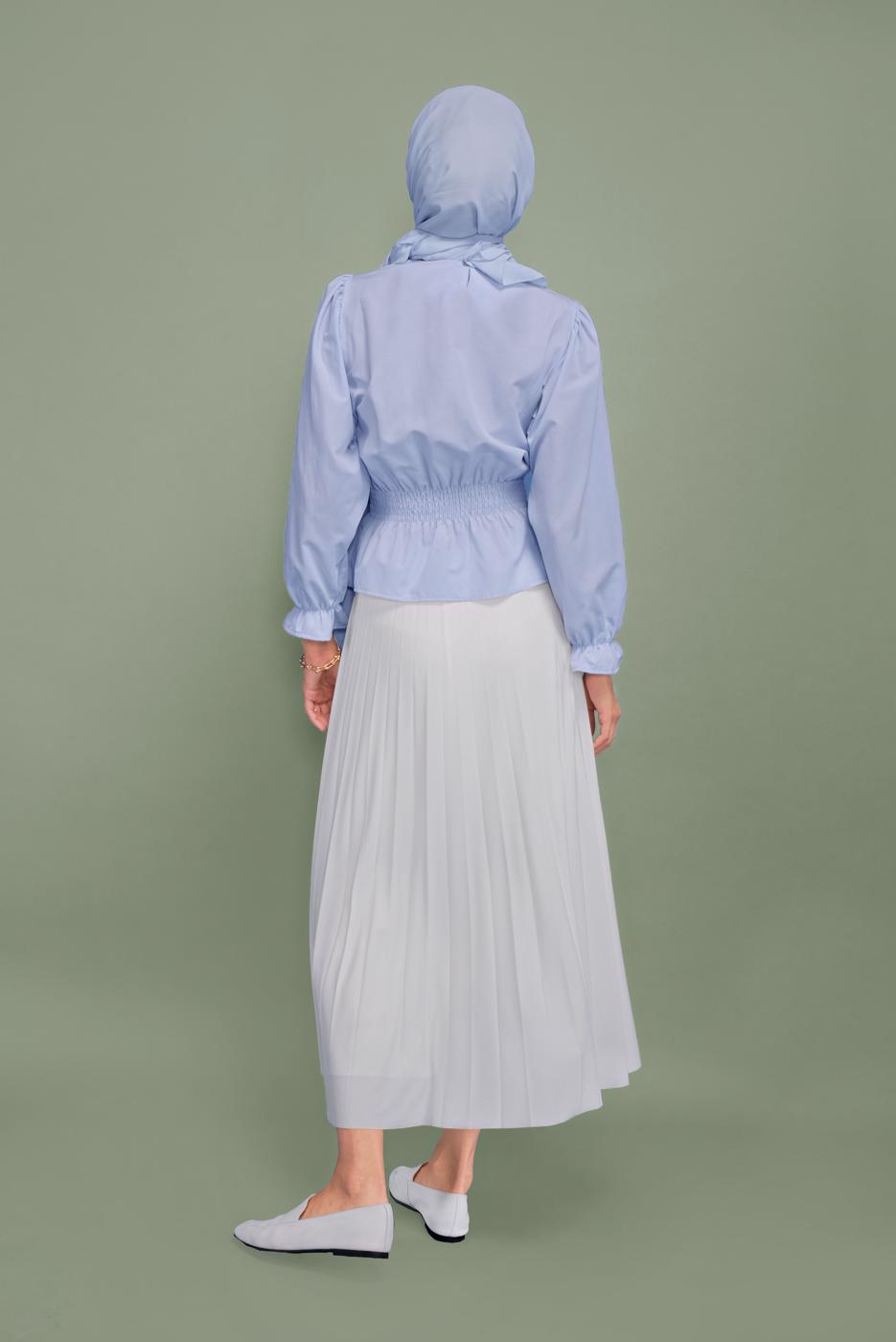 Vêtements hijab BLEU CHEMISIER  052 