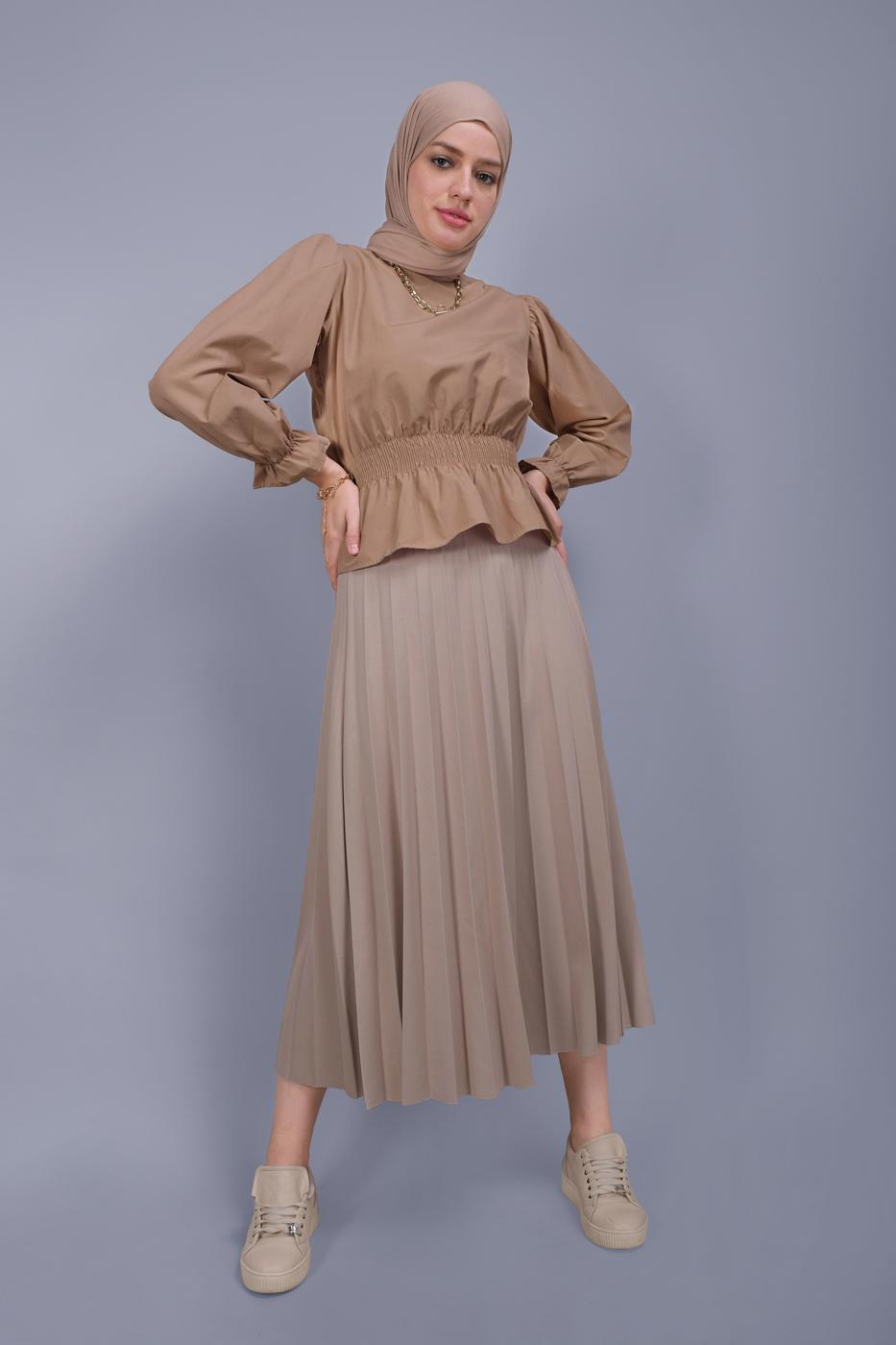 Vêtements hijab BRUN CHEMISIER  052 