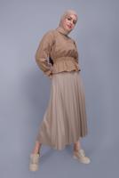 Vêtements hijab BRUN CHEMISIER  052 