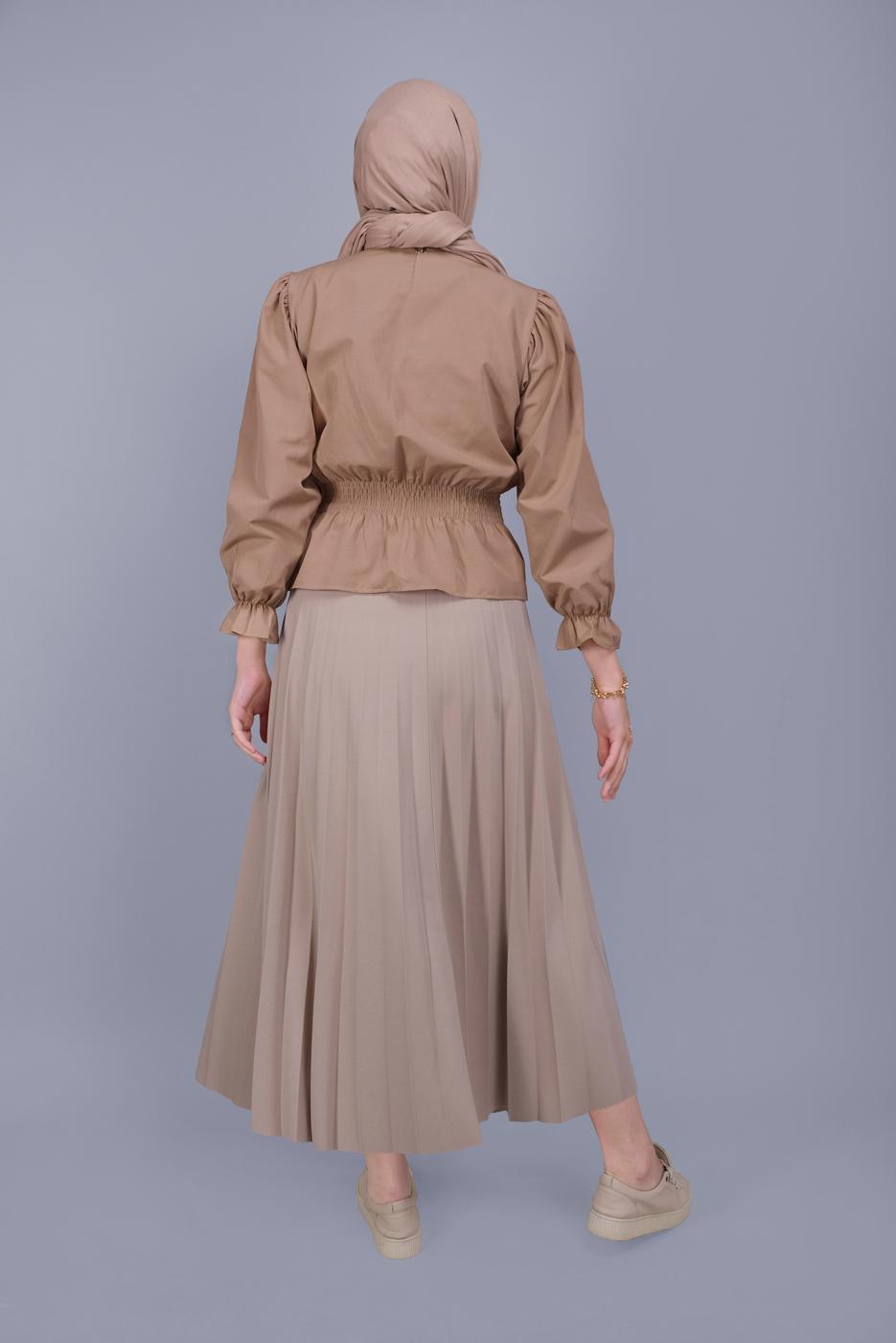 Vêtements hijab BRUN CHEMISIER  052 