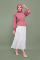 Vêtements hijab ROSE CHEMISIER ÉLASTIQUE À LA TAILLE 502