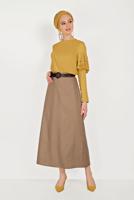 Hijab clothing ORANGE ALVİNA FRILLED BLOUSE 40477 