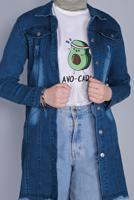 Tesettür giyim LACİVERT DENİM CEKET 4705