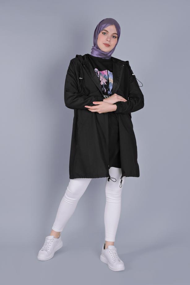 Vêtements hijab  HOODED JACKET  8736  - TRENDTESETTÜR