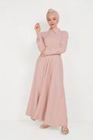 Tesettür giyim PUDRA T 40559 ALVİNA ZADE ELBİSE 36/42 TEK38