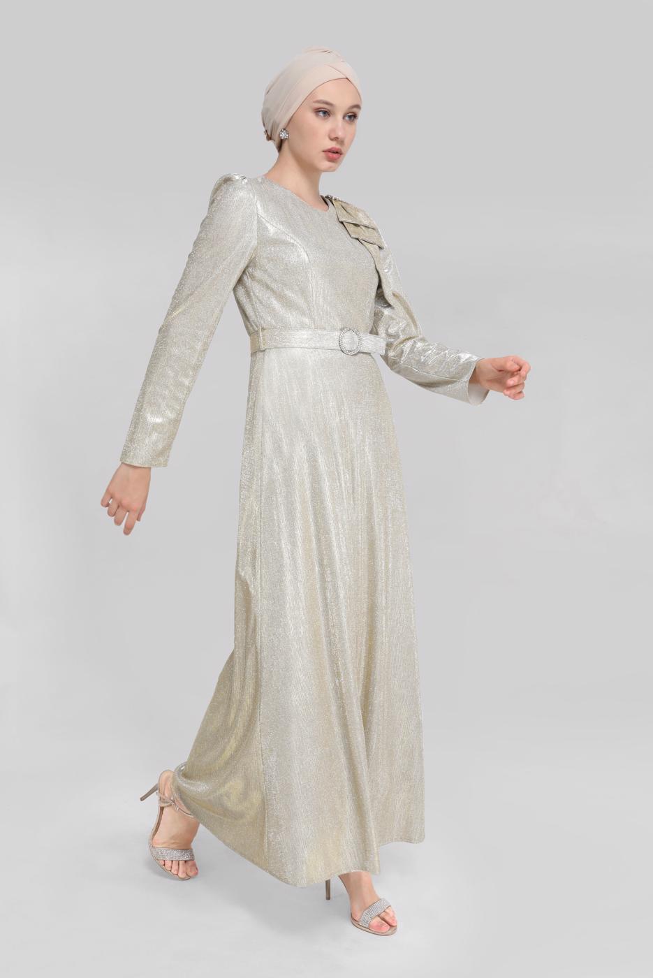 Vêtements hijab OR T 40769ALVİNA FENİX ELBİSE 38/44.