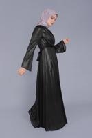 Tesettür giyim SİYAH ALVİNA ELBİSE T 40771