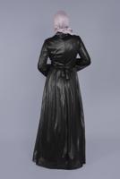 Tesettür giyim SİYAH ALVİNA ELBİSE T 40771