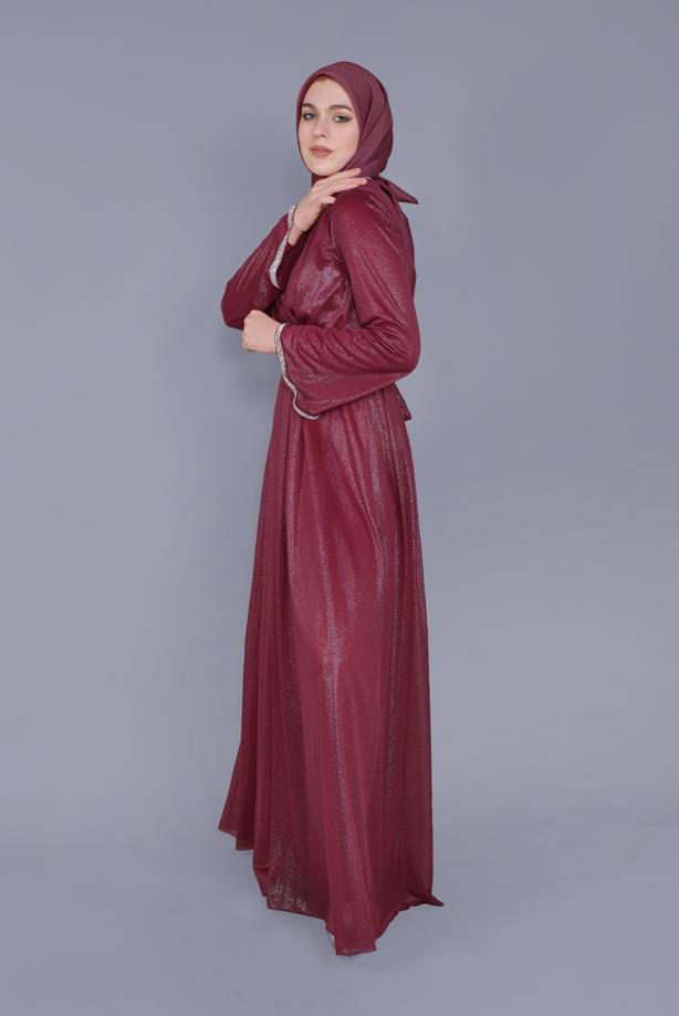 Tesettür giyim  ALVİNA ELBİSE T 40771 - TRENDTESETTÜR