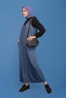 Tesettür giyim LACİVERT ALVİNA JİLE T 40832