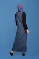 Tesettür giyim LACİVERT ALVİNA JİLE T 40832