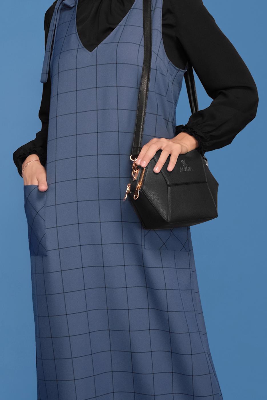 Tesettür giyim LACİVERT ALVİNA JİLE T 40832