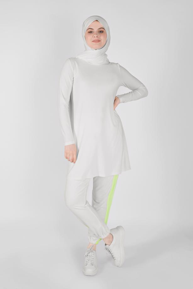 Vêtements hijab  BELT-DETAILED TROUSERS 51012  - TRENDTESETTÜR