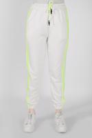 Tesettür giyim EKRU FİLELİ ŞERİT DETAYLI EŞOFMAN ALTI 51012 