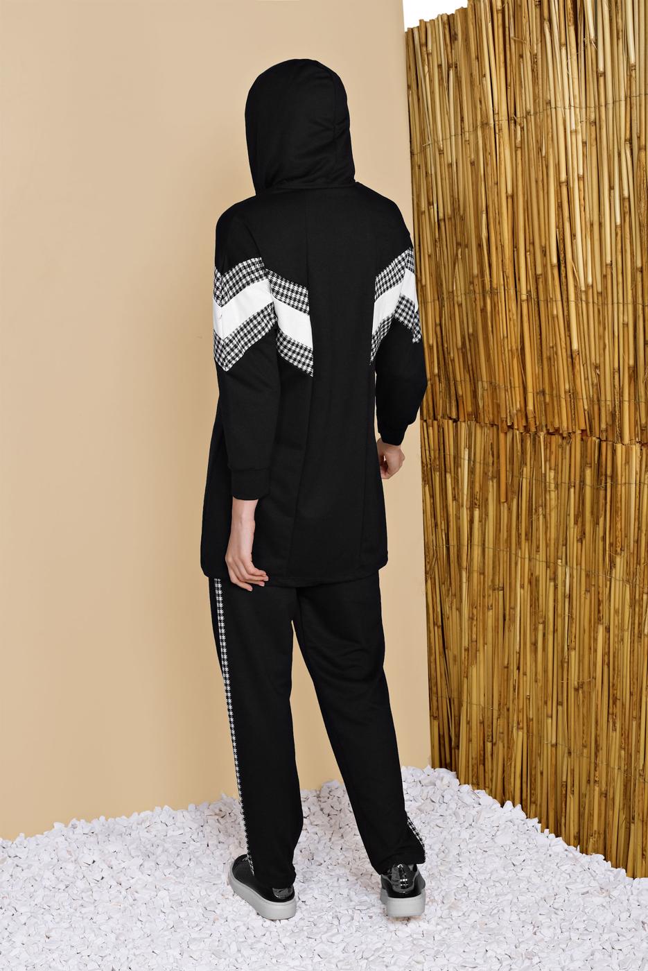 Vêtements hijab NOIR SURVÊTEMENT 2656