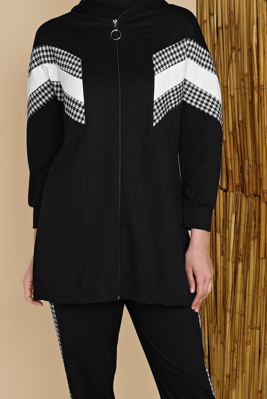 Vêtements hijab NOIR SURVÊTEMENT 2656