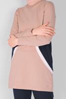 Hijab clothing POWDER ROUND COLLAR TRACKSUIT SET 4519 