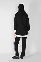 Vêtements hijab NOIR ENSEMBLE SURVÊTEMENT ZIPPÉ AVEC PANTALON 5156