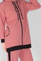 Vêtements hijab POUDRE ENSEMBLE SURVÊTEMENT ZIPPÉ AVEC PANTALON 5156