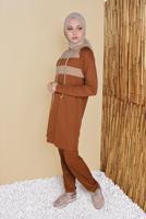 Vêtements hijab TABA ENSEMBLE SURVÊTEMENT À CAPUCHE 2 COULEURS 7555