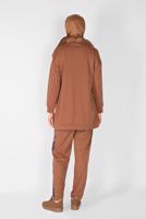 Vêtements hijab TABA ENSEMBLE PANTALON DÉTAILLÉ À RAYURES  9456