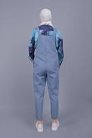 Tesettür giyim MAVİ CEPLİ DENİM SALOPET 432