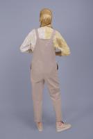 Vêtements hijab BEIGE SALOPES EN DENIM AVEC POCHES 432 