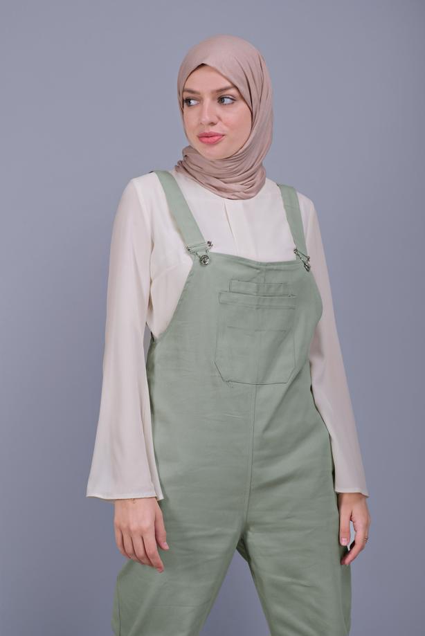 Vêtements hijab  DENIM SALOPET WITH POCKETS  432  - TRENDTESETTÜR