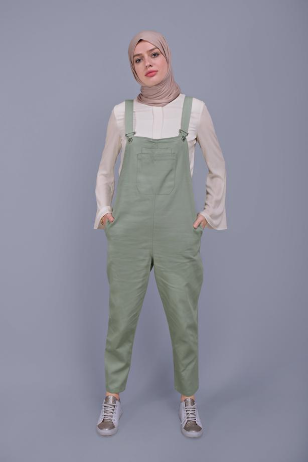 Vêtements hijab  DENIM SALOPET WITH POCKETS  432  - TRENDTESETTÜR