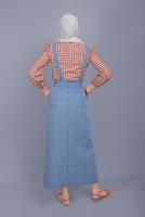 Vêtements hijab BLEU MARINE SALOPES EN DENIM BOUTONS 442 