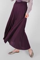 Tesettür giyim MÜRDÜM PİLİSELİ ETEK 1961