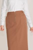 Hijab clothing TABA ALVİNA ZIPPERED SKIRT WITH POCKET 60082 