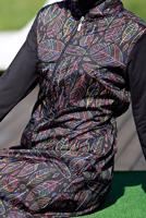 Tesettür giyim MOR DESENLİ TESETTÜR MAYO 1012