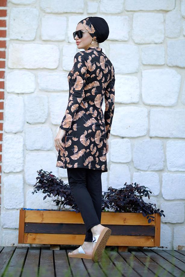 Vêtements hijab  PRINTED HIJAB SWIMSUIT 7032  - TRENDTESETTÜR