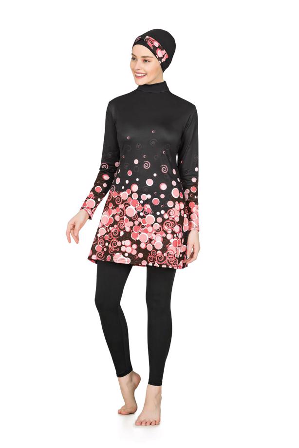 Tesettür giyim  DESENLİ TESETTÜR MAYO 8433 - TRENDTESETTÜR